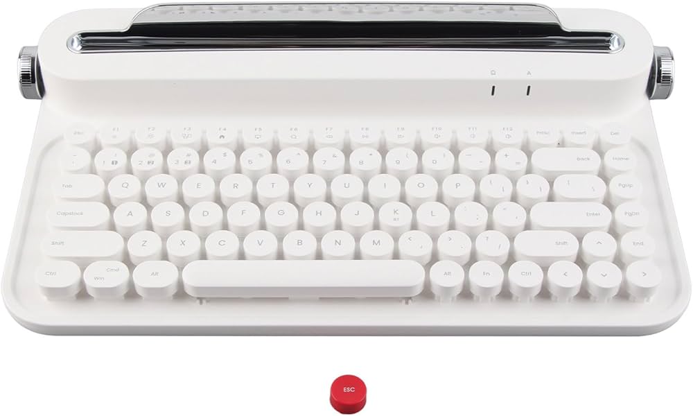 Amazon | レトロキーボード タイプライタースタイル